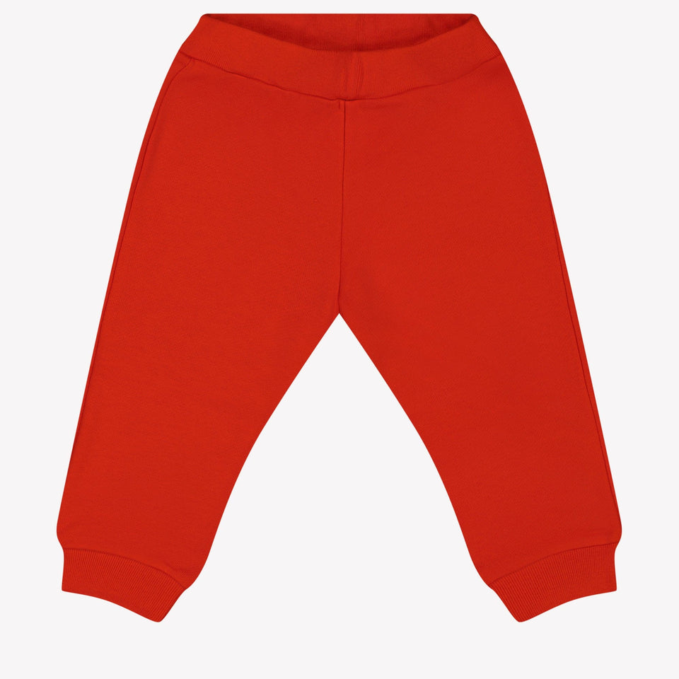 Fendi Baby Unisex Broek Rood 3 mnd