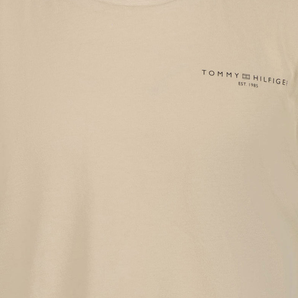 Tommy Hilfiger Kinder Unisex T-Shirt Beige