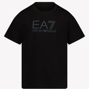 EA7 Kinder Jongens T-shirt Zwart