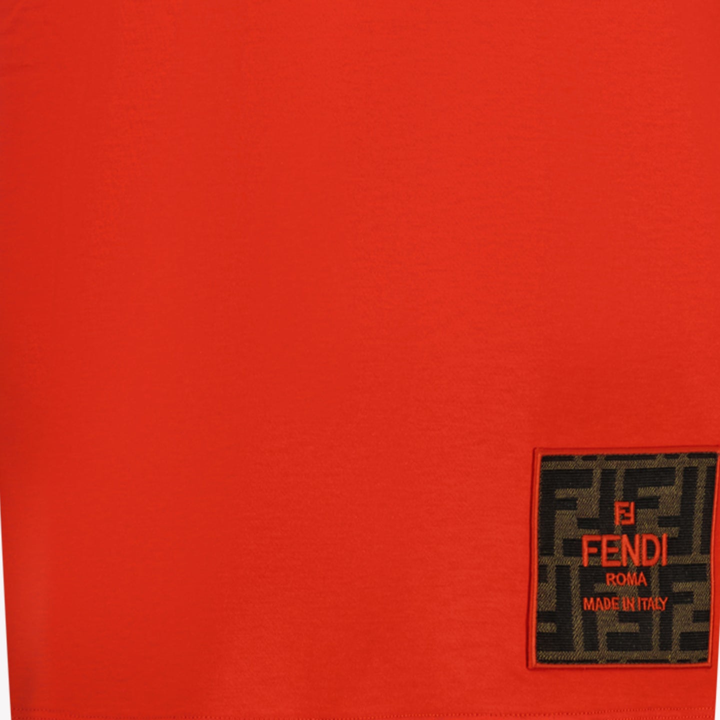 Fendi Unisex T-shirt Rood