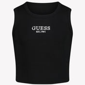 Guess Meisjes T-shirt Zwart