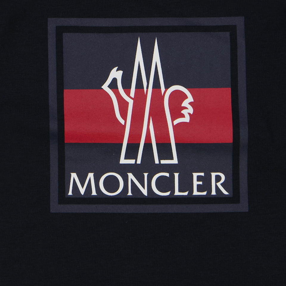 Moncler Baby Jongens T-shirt Navy