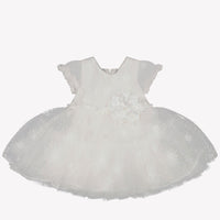 MonnaLisa Baby Meisjes Jurk in Off White