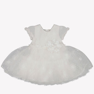 MonnaLisa Baby Meisjes Jurk in Off White