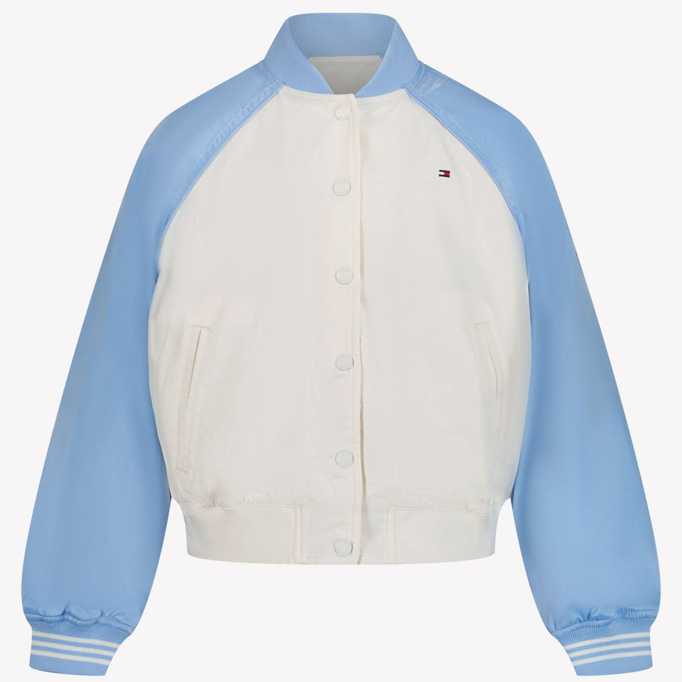 Tommy Hilfiger Meisjes Tussenjas Licht Blauw 4Y