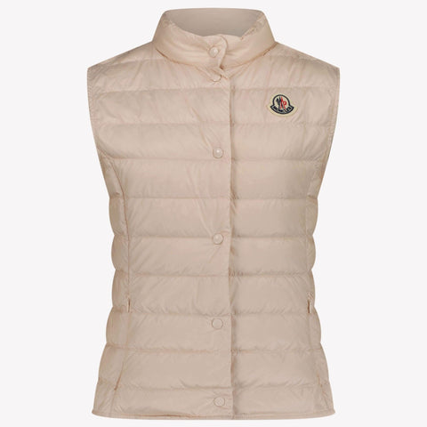 Moncler Kinder Meisjes Bodywarmer In Licht Roze