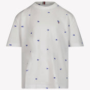 Tommy Hilfiger Kinder Jongens T-Shirt Wit