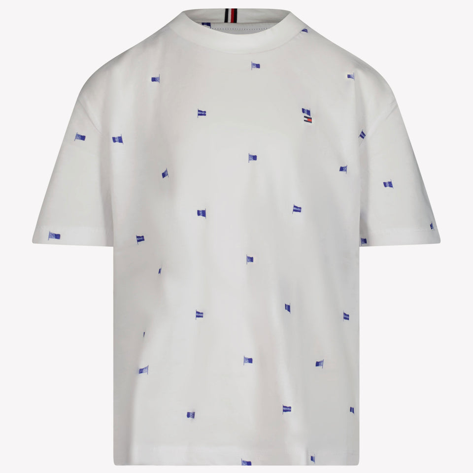 Tommy Hilfiger Kinder Jongens T-Shirt Wit