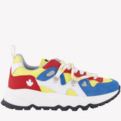 Dsquared2 Kinder Unisex Sneakers Geel