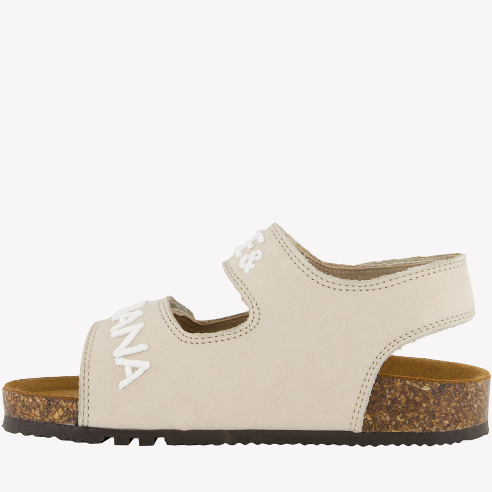 Dolce & Gabbana Kinder Jongens Sandalen Beige