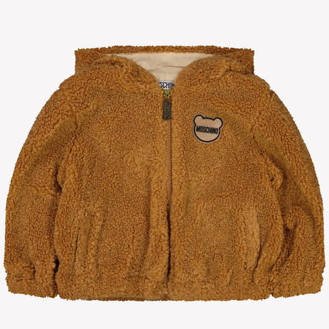 Moschino Baby Unisex Tussenjas Camel