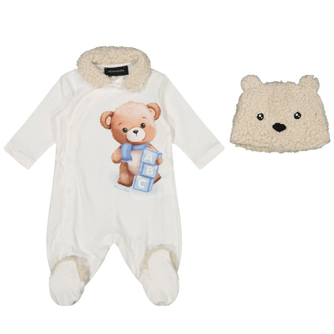 MonnaLisa Baby Jongens Boxpakje Off White