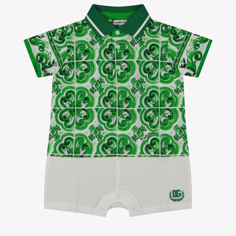 Dolce & Gabbana Baby Jongens Boxpakje Groen 3/6