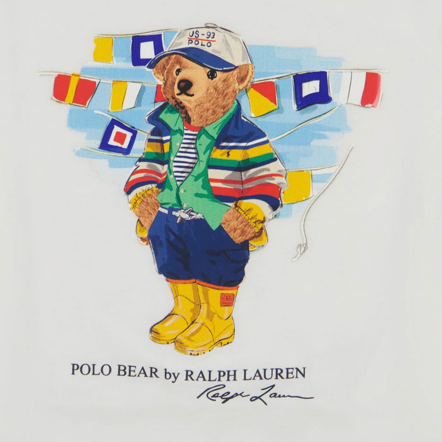 Ralph Lauren Baby Jongens T-Shirt In Wit