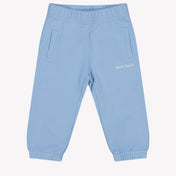 Palm Angels Baby Jongens Broek In Licht Blauw