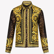 Versace Meisjes Blouse Bruin