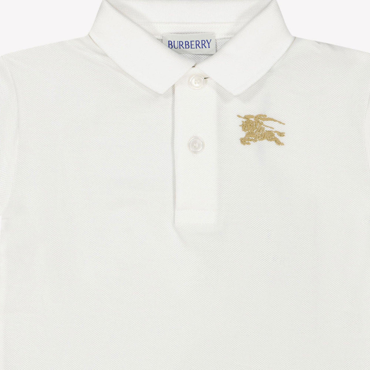 Burberry Johane Baby Jongens Polo In Wit