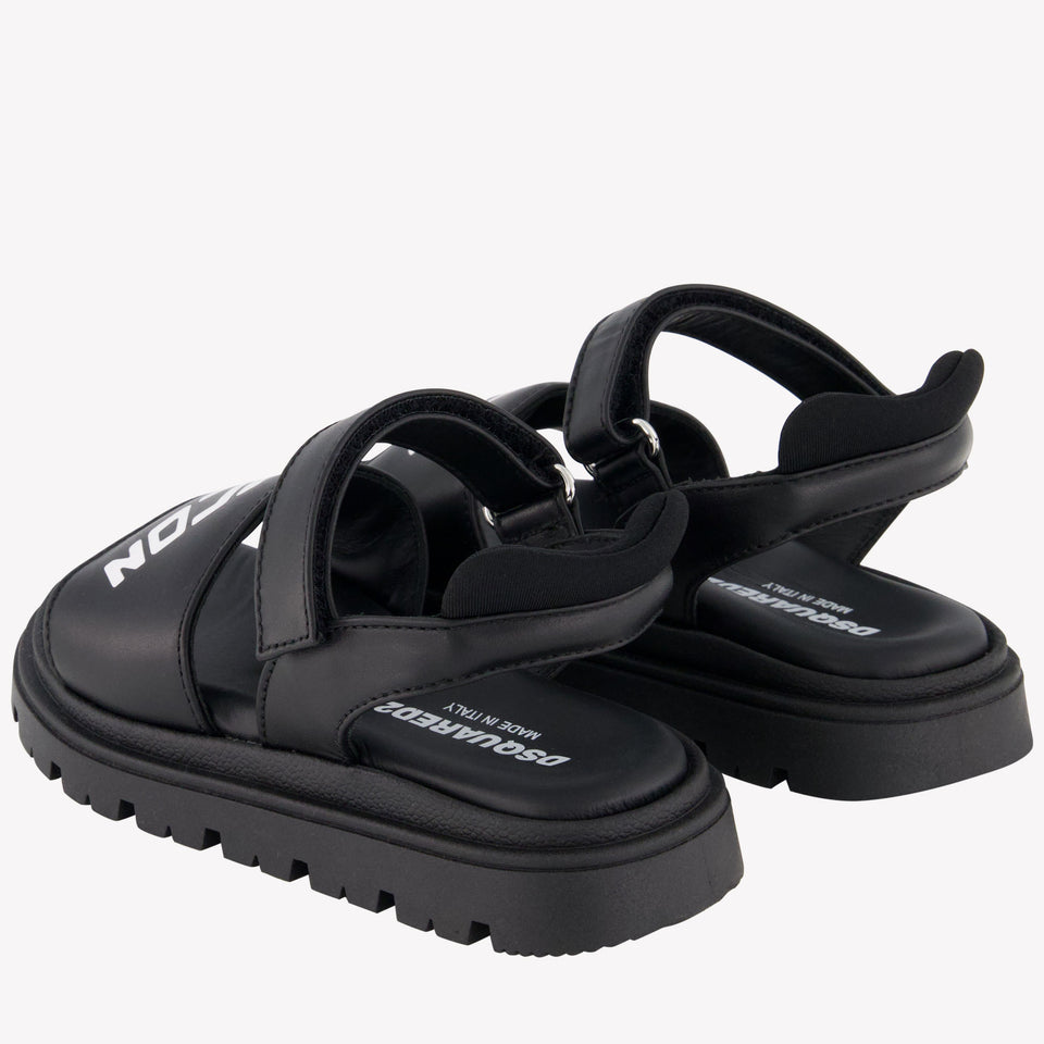 Dsquared2 Unisex Sandalen In Zwart