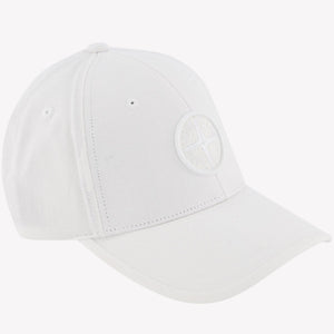 Stone Island Kinder Jongens Pet Wit 4Y