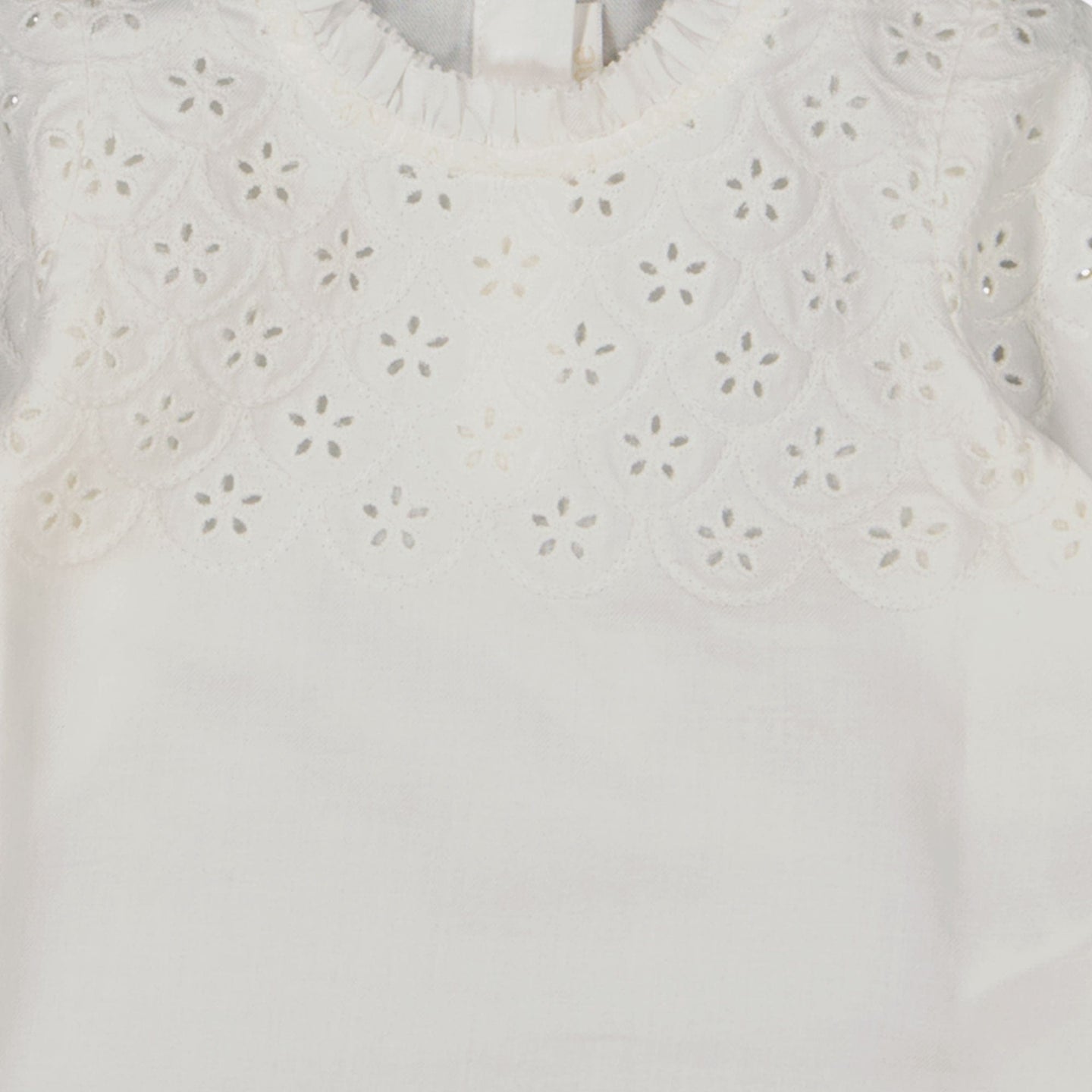 Chloe Baby Meisjes Blouse Off White 6 mnd