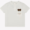 Fendi Baby Unisex T-Shirt Wit