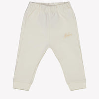 Malelions Baby Unisex Broek Off White