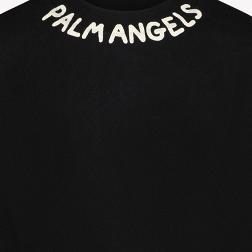 Palm Angels Jongens T-shirt Zwart