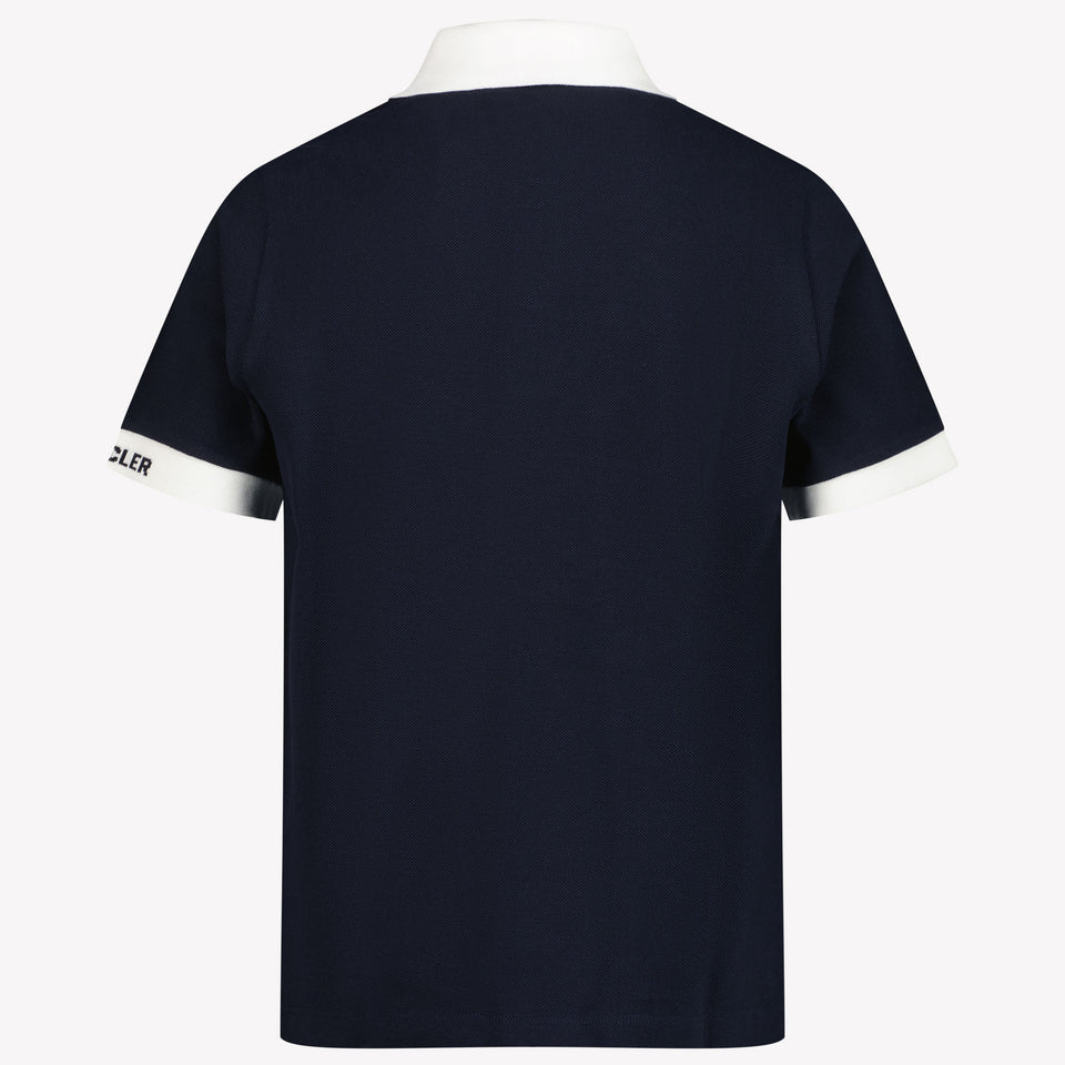 Moncler Jongens Polo Navy