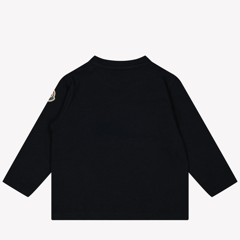 Moncler Baby Jongens T-shirt Navy