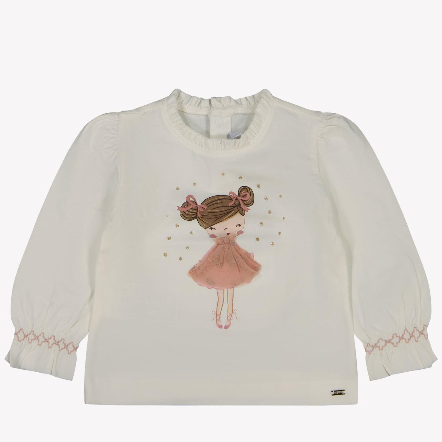 Mayoral Baby Meisjes T-shirt Off White