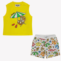 Moschino Baby Jongens Set Geel 3/6