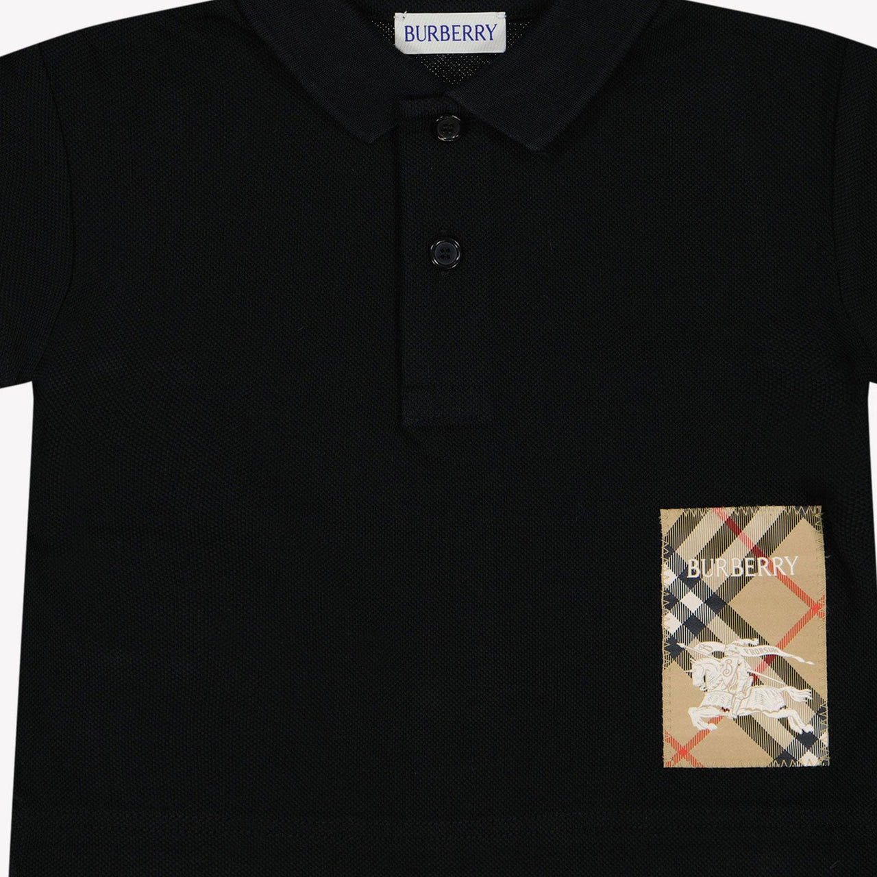Burberry Johane Baby Jongens Polo In Zwart