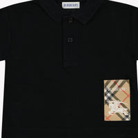 Burberry Johane Baby Jongens Polo In Zwart