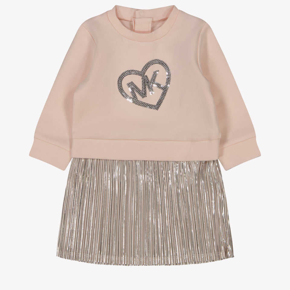 Michael Kors Baby Meisjes Jurk Licht Roze