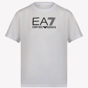 EA7 Kinder Jongens T-shirt Wit