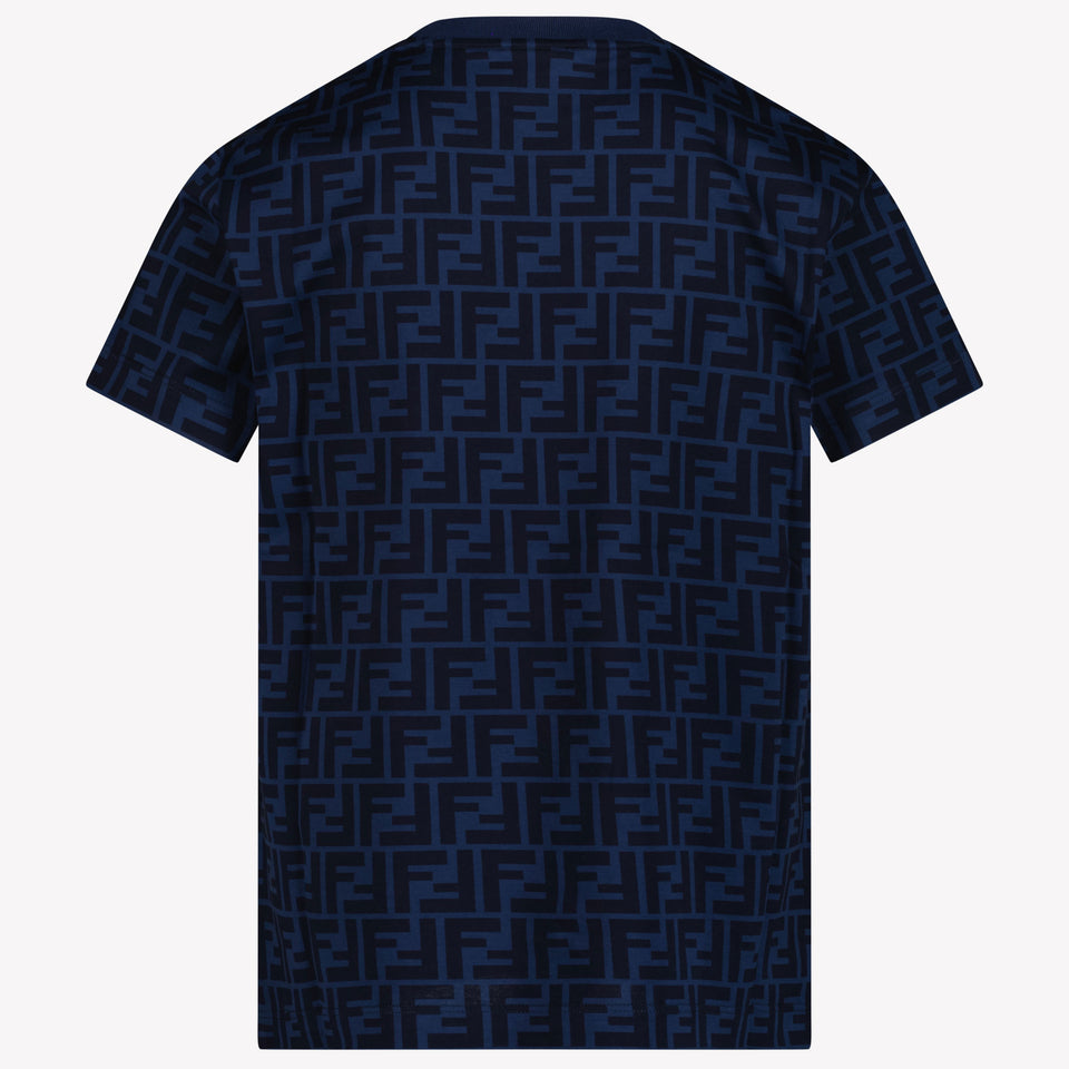 Fendi Kinder Unisex T-Shirt In Navy