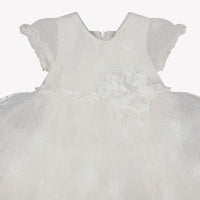 MonnaLisa Baby Meisjes Jurk in Off White
