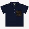 Fendi Baby Jongens Polo In Navy