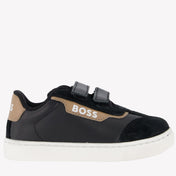 Boss Jongens Sneakers Zwart