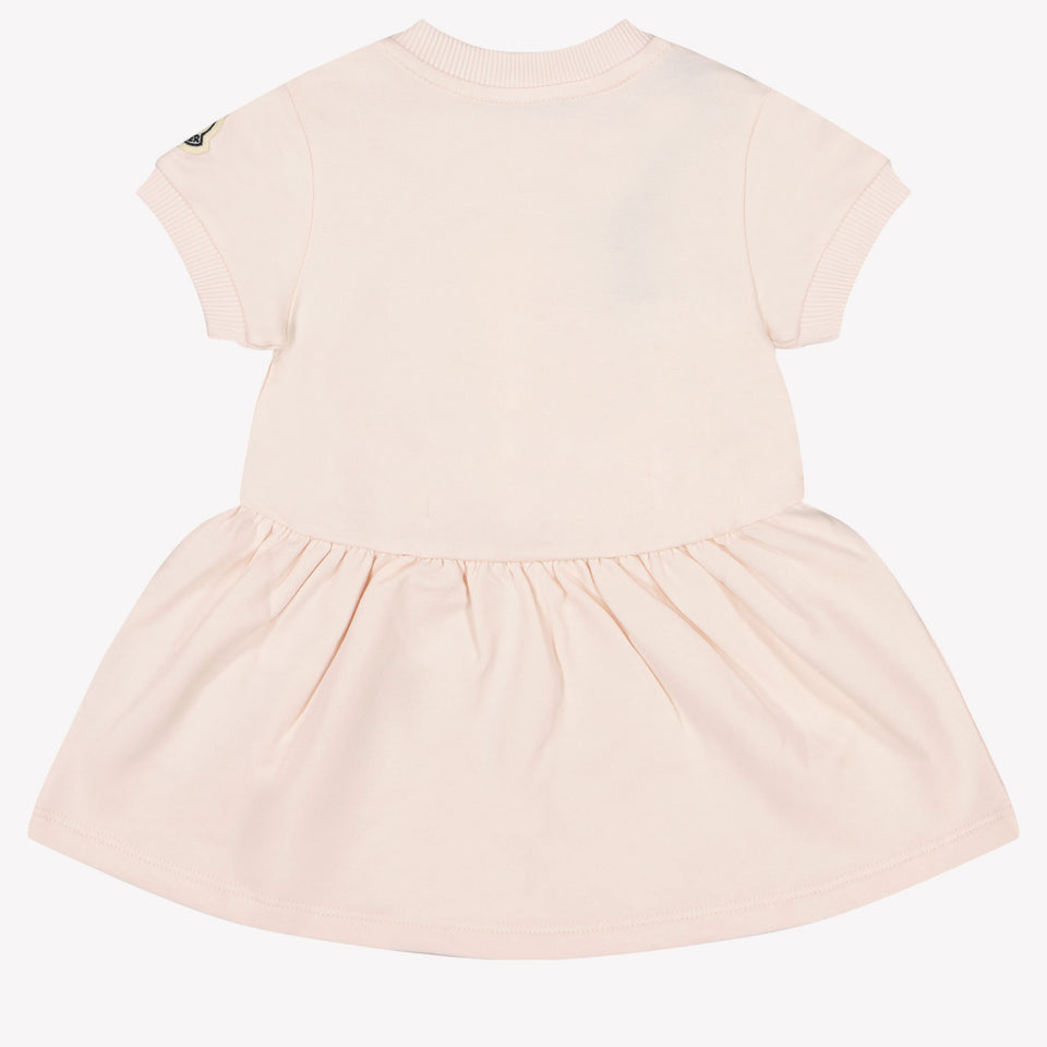 Moncler Baby Meisjes Jurk In Licht Roze