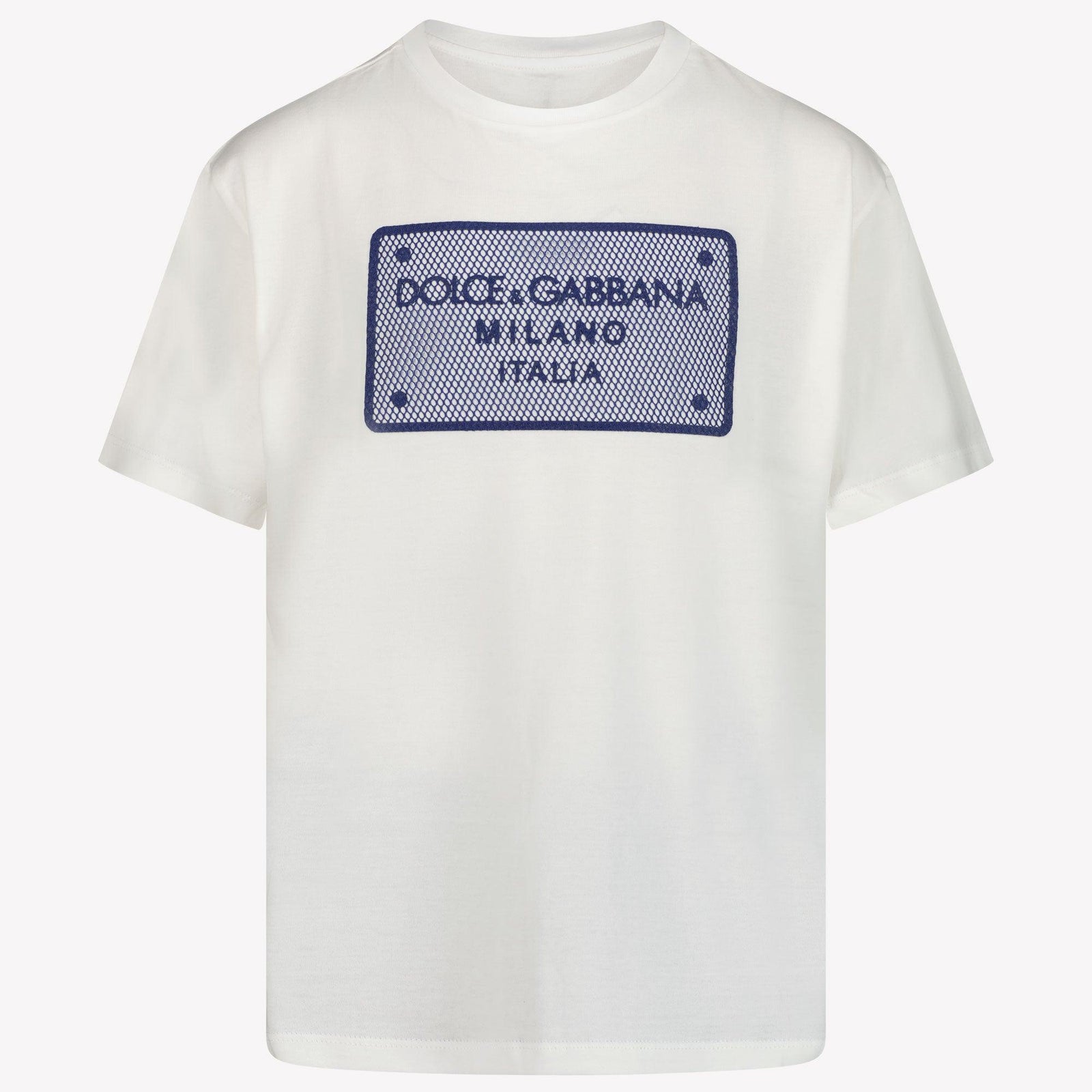 Dolce & Gabbana Kinder Jongens T-Shirt In Wit