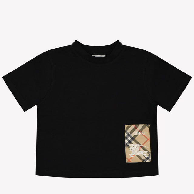 Burberry CEDAR Baby Jongens T-Shirt In Zwart