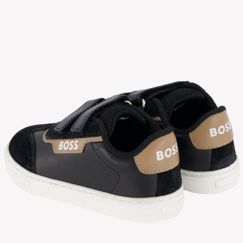 Boss Jongens Sneakers Zwart