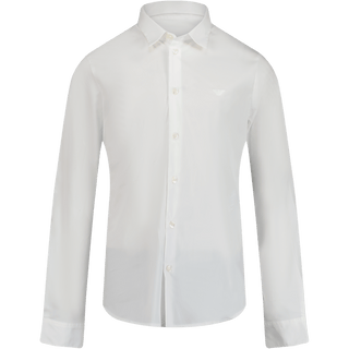 Armani Kinder Jongens Blouse Wit