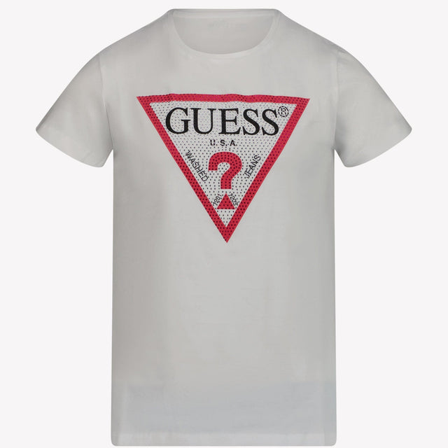 Guess Kinder Meisjes T-Shirt Wit 8Y