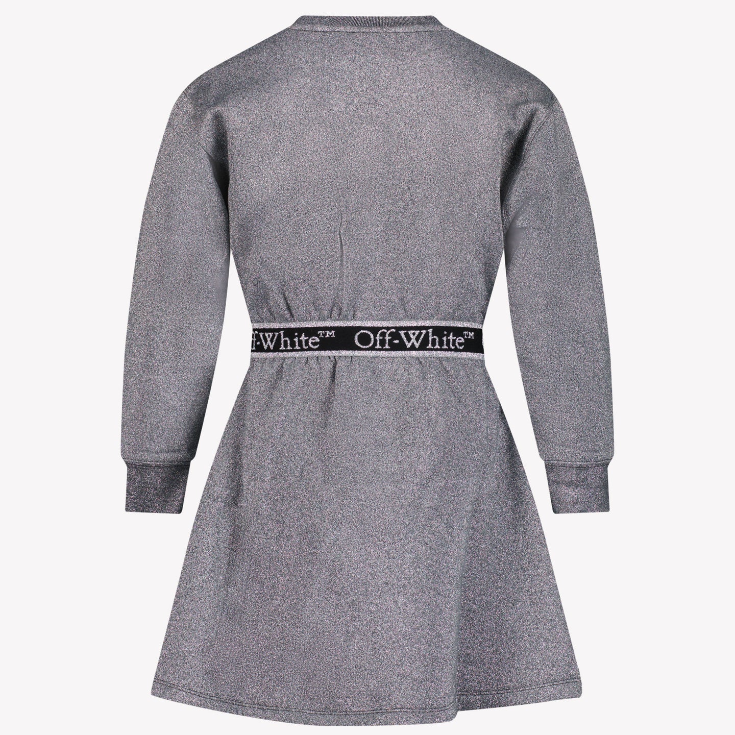 Off-White Meisjes Jurk Zilver