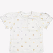 Givenchy Baby Meisjes T-Shirt Wit