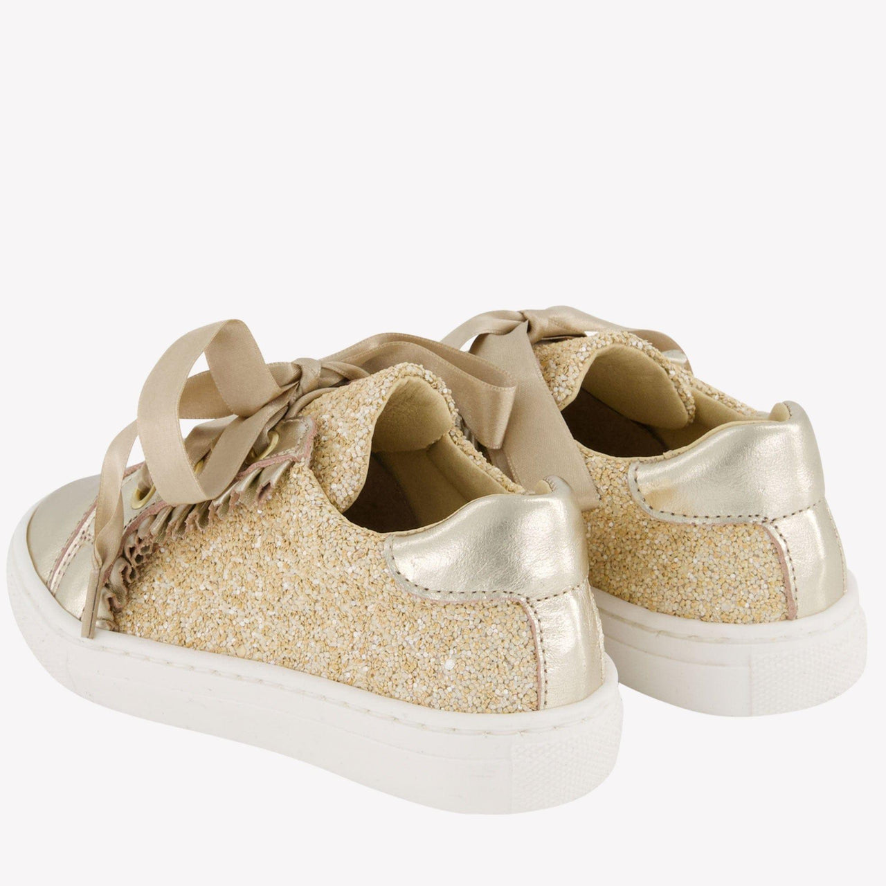 Andanines Meisjes Sneakers Licht Beige