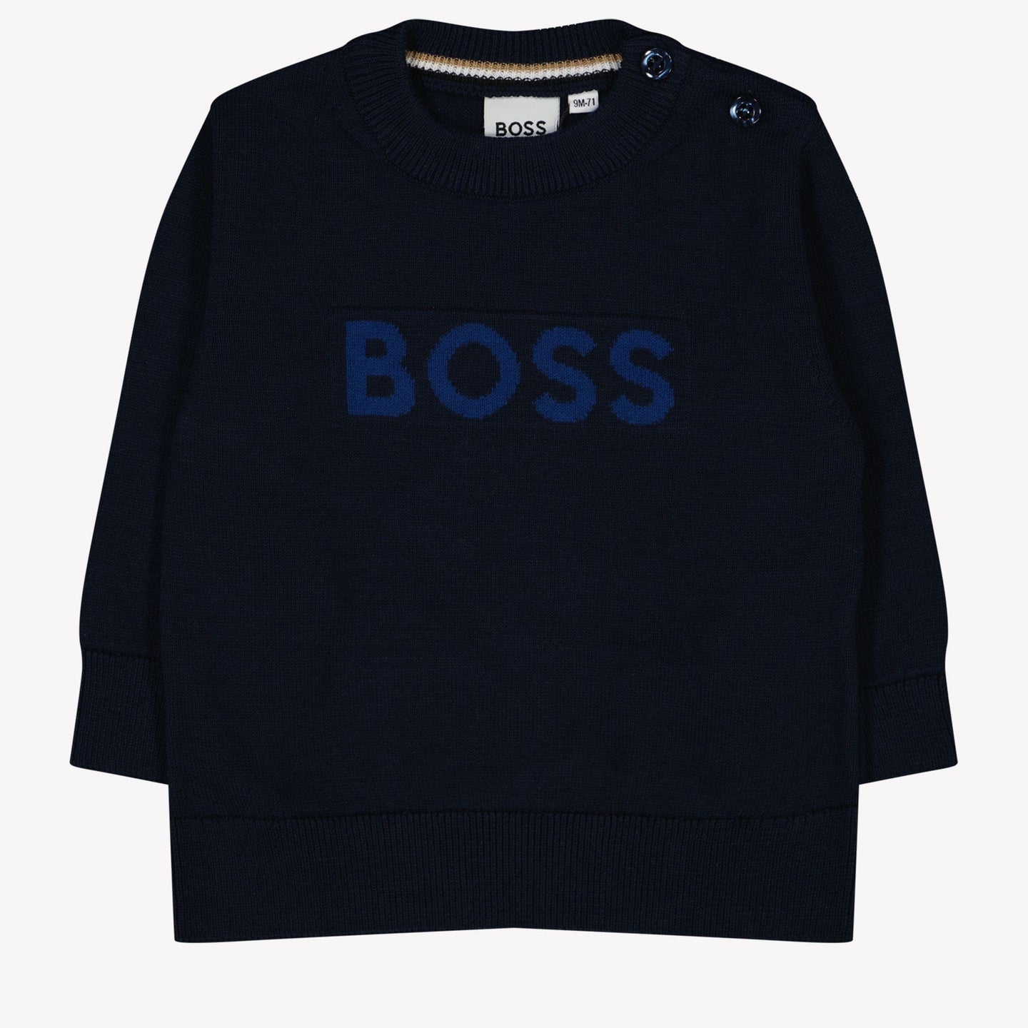 Boss Baby Jongens Trui Navy 6 mnd