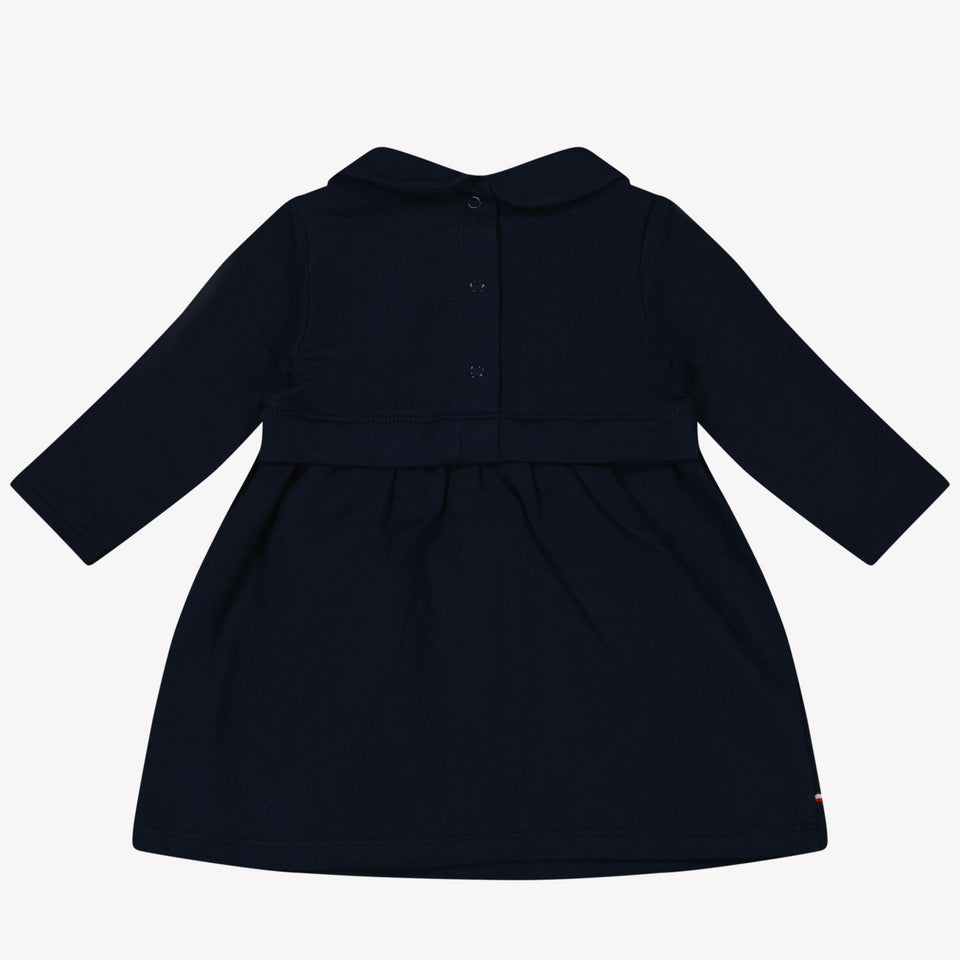 Tommy Hilfiger Baby Meisjes Jurk Navy